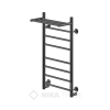 Полотенцесушитель WAY II c полкой 80/40 U RAL9005 mat Ника