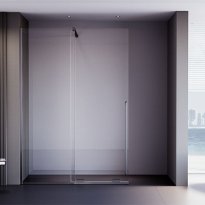 Душевая дверь Veconi Premium Trento PTDW-50GR, 1200x2000, брашированный графит, стекло прозрачное Ника